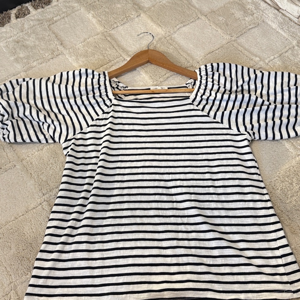 Maurices Charleston Striped Balloon Sleeve Top - Picture 5 of 9